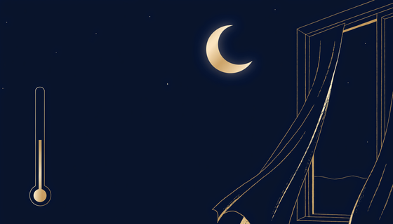 The ideal bedroom temperature for sleep